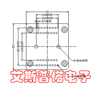 sop-34-0.65-01测试座脚位图