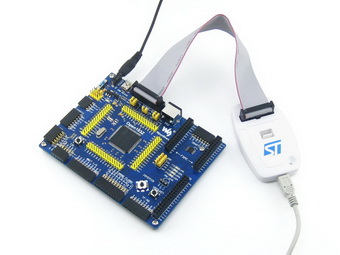 ST-LINK/V2下载器接入JTAG/SWD 20PIN线