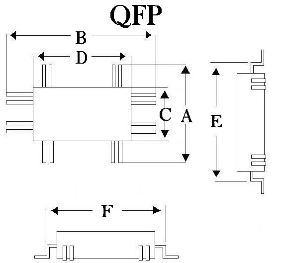 QFP定制测试座、QFP定制老化座